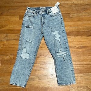 Abercrombie & Fitch boyfriend jeans. New with tags. Size 8 short